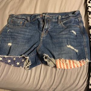 Old Navy Patriotic Boyfriend Shorts
